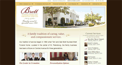 Desktop Screenshot of brettfuneralhome.net